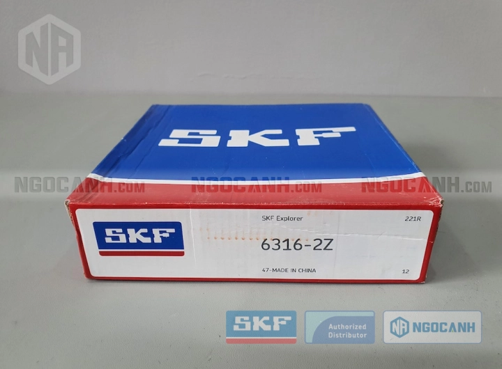 Vòng bi SKF 6316-2Z chính hãng phân phối bởi SKF Ngọc Anh - Đại lý ủy quyền SKF Vòng bi SKF 6316-2Z chính hãng phân phối bởi SKF Ngọc Anh - Đại lý ủy quyền SKF