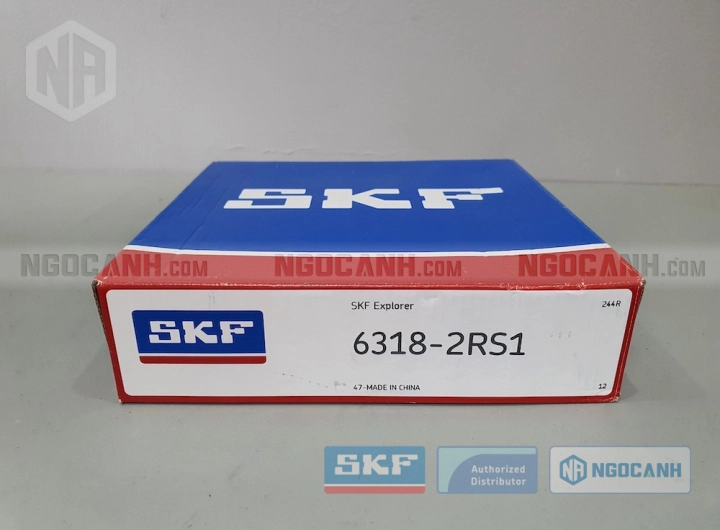 Vòng bi SKF 6318-2RS1 chính hãng phân phối bởi SKF Ngọc Anh - Đại lý ủy quyền SKF