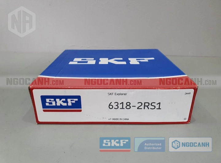 Vòng bi SKF 6318-2RS1 chính hãng phân phối bởi SKF Ngọc Anh - Đại lý ủy quyền SKF Vòng bi SKF 6318-2RS1 chính hãng phân phối bởi SKF Ngọc Anh - Đại lý ủy quyền SKF