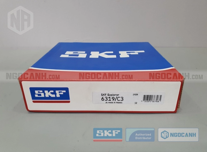 Vòng bi SKF 6319/C3 chính hãng phân phối bởi SKF Ngọc Anh - Đại lý ủy quyền SKF