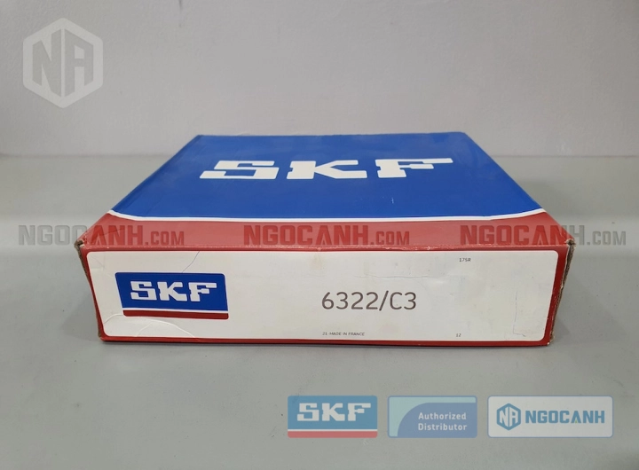 Vòng bi SKF 6322/C3 chính hãng phân phối bởi SKF Ngọc Anh - Đại lý ủy quyền SKF