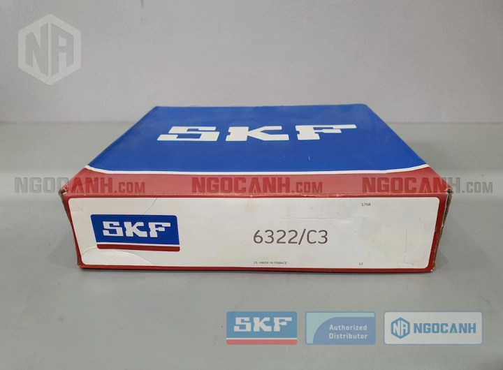 Vòng bi SKF 6322/C3 chính hãng phân phối bởi SKF Ngọc Anh - Đại lý ủy quyền SKF Vòng bi SKF 6322/C3 chính hãng phân phối bởi SKF Ngọc Anh - Đại lý ủy quyền SKF