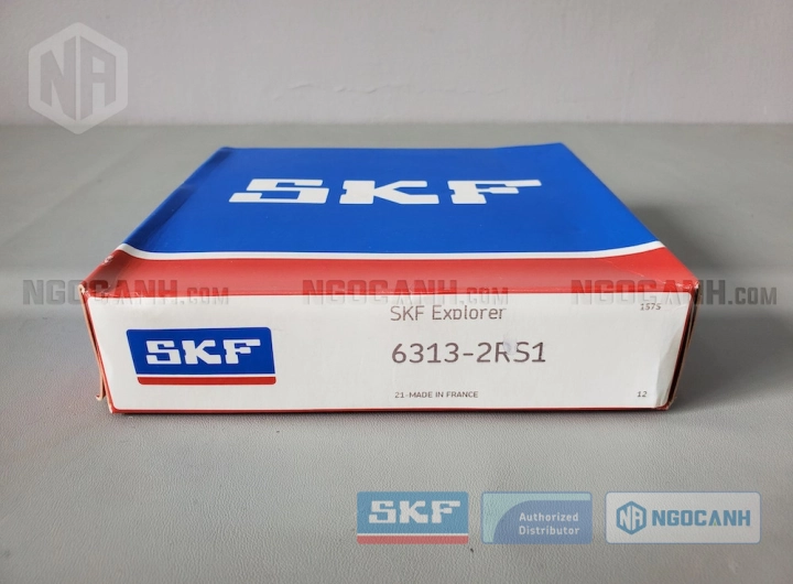 Vòng bi SKF 6313-2RS1 chính hãng phân phối bởi SKF Ngọc Anh - Đại lý ủy quyền SKF