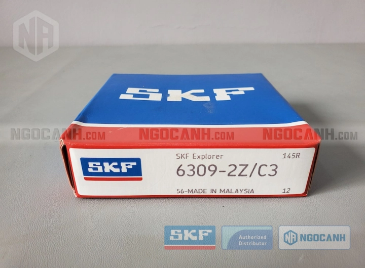 Vòng bi SKF 6309-2Z/C3 chính hãng phân phối bởi SKF Ngọc Anh - Đại lý ủy quyền SKF
