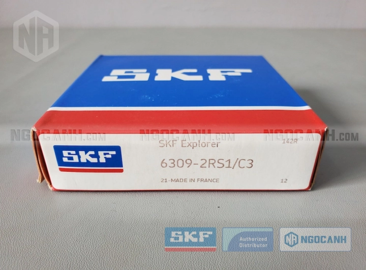 Vòng bi SKF 6309-2RS1/C3 chính hãng phân phối bởi SKF Ngọc Anh - Đại lý ủy quyền SKF Vòng bi SKF 6309-2RS1/C3 chính hãng phân phối bởi SKF Ngọc Anh - Đại lý ủy quyền SKF