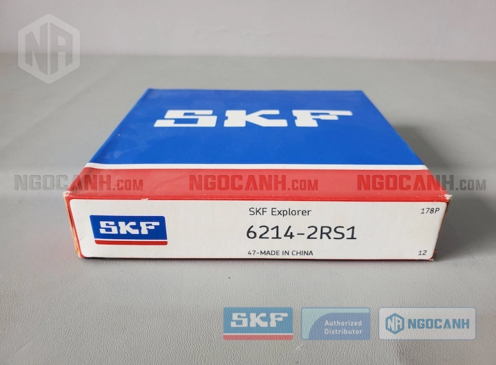 Vòng bi SKF 6214-2RS1 chính hãng phân phối bởi SKF Ngọc Anh - Đại lý ủy quyền SKF Vòng bi SKF 6214-2RS1 chính hãng phân phối bởi SKF Ngọc Anh - Đại lý ủy quyền SKF