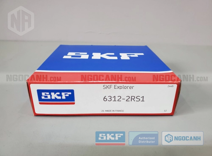 Vòng bi SKF 6312-2RS1 chính hãng phân phối bởi SKF Ngọc Anh - Đại lý ủy quyền SKF