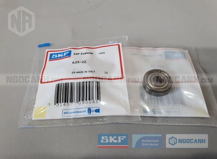 Vòng bi SKF 625-2Z chính hãng phân phối bởi SKF Ngọc Anh - Đại lý ủy quyền SKF