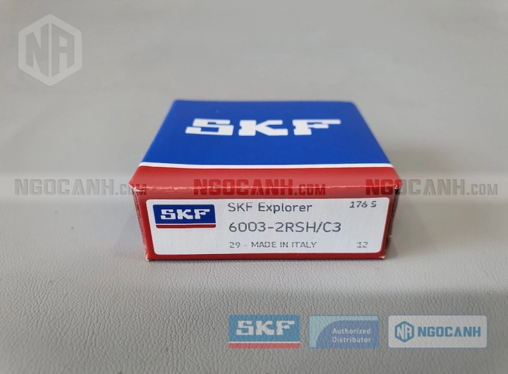 Vòng bi SKF 6003-2RSH/C3 chính hãng phân phối bởi SKF Ngọc Anh - Đại lý ủy quyền SKF