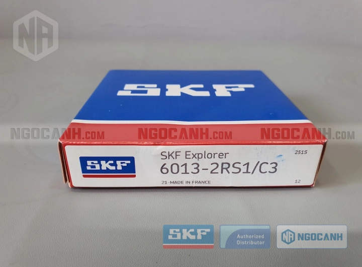 Vòng bi SKF 6013-2RS1/C3 chính hãng phân phối bởi SKF Ngọc Anh - Đại lý ủy quyền SKF