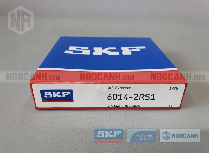 Vòng bi SKF 6014-2RS1 chính hãng phân phối bởi SKF Ngọc Anh - Đại lý ủy quyền SKF