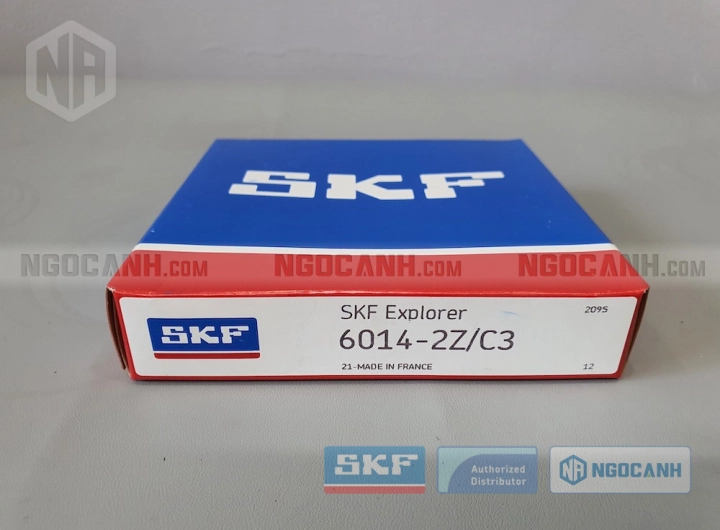 Vòng bi SKF 6014-2Z/C3 chính hãng phân phối bởi SKF Ngọc Anh - Đại lý ủy quyền SKF