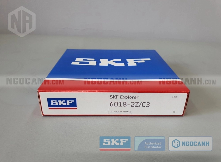 Vòng bi SKF 6018-2Z/C3 chính hãng phân phối bởi SKF Ngọc Anh - Đại lý ủy quyền SKF Vòng bi SKF 6018-2Z/C3 chính hãng phân phối bởi SKF Ngọc Anh - Đại lý ủy quyền SKF