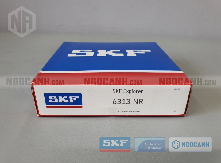 Vòng bi SKF 6313 NR chính hãng phân phối bởi SKF Ngọc Anh - Đại lý ủy quyền SKF