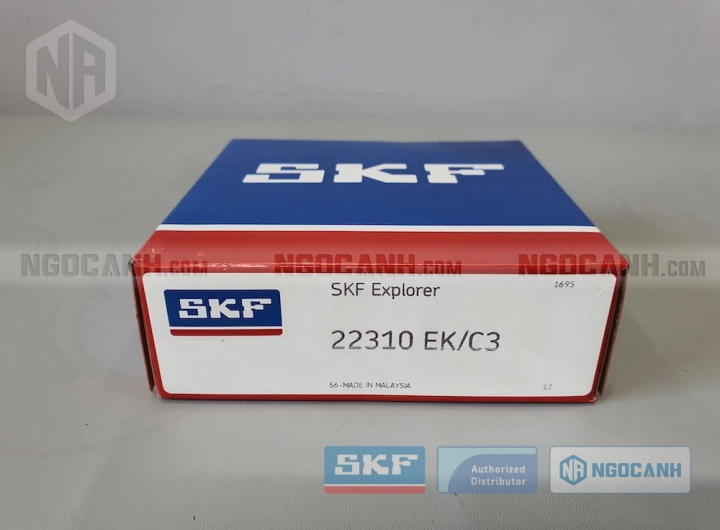 Vòng bi SKF 22310 EK/C3 chính hãng phân phối bởi SKF Ngọc Anh - Đại lý ủy quyền SKF Vòng bi SKF 22310 EK/C3 chính hãng phân phối bởi SKF Ngọc Anh - Đại lý ủy quyền SKF