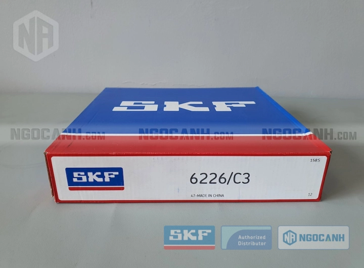 Vòng bi SKF 6226/C3 chính hãng phân phối bởi SKF Ngọc Anh - Đại lý ủy quyền SKF Vòng bi SKF 6226/C3 chính hãng phân phối bởi SKF Ngọc Anh - Đại lý ủy quyền SKF