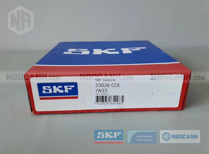 Vòng bi SKF 23026 CCK/W33 chính hãng phân phối bởi SKF Ngọc Anh - Đại lý ủy quyền SKF
