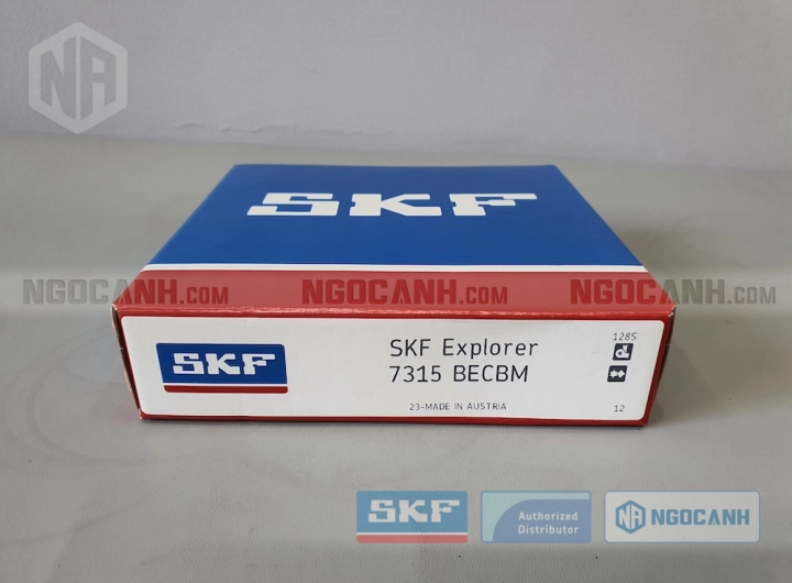 Vòng bi SKF 7315 BECBM chính hãng phân phối bởi SKF Ngọc Anh - Đại lý ủy quyền SKF Vòng bi SKF 7315 BECBM chính hãng phân phối bởi SKF Ngọc Anh - Đại lý ủy quyền SKF