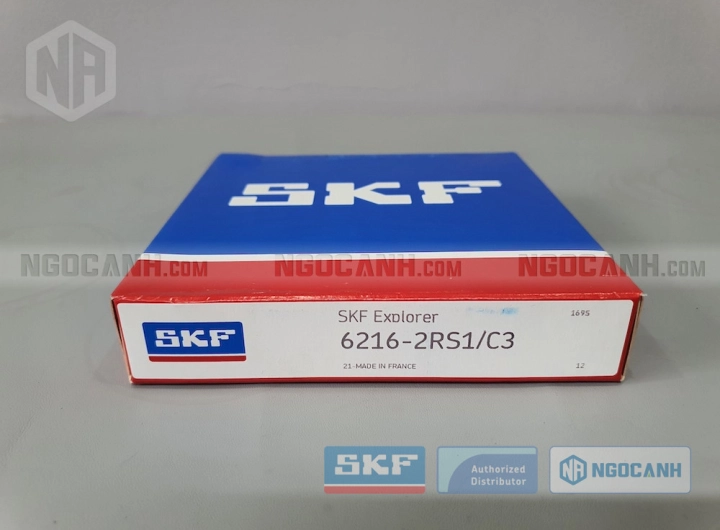 Vòng bi SKF 6216-2RS1/C3 chính hãng phân phối bởi SKF Ngọc Anh - Đại lý ủy quyền SKF