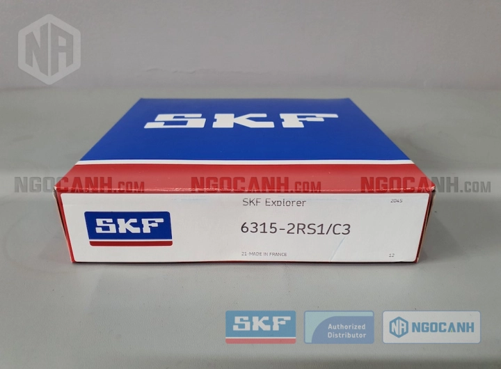Vòng bi 6315-2RS1/C3 chính hãng phân phối bởi SKF Ngọc Anh - Đại lý ủy quyền SKF