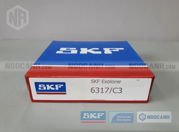 Vòng bi SKF 6317/C3 chính hãng phân phối bởi SKF Ngọc Anh - Đại lý ủy quyền SKF