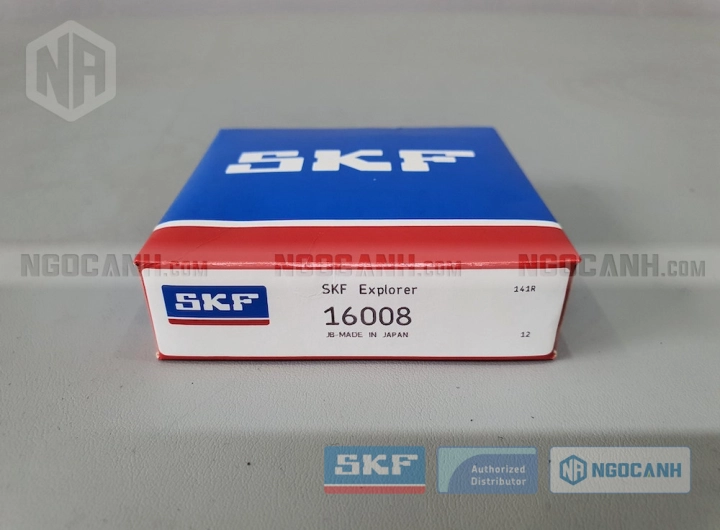 Vòng bi SKF 16008 chính hãng phân phối bởi SKF Ngọc Anh - Đại lý ủy quyền SKF