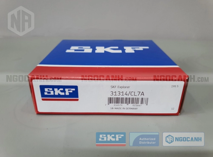 Vòng bi SKF 31314/CL7A chính hãng phân phối bởi SKF Ngọc Anh - Đại lý ủy quyền SKF