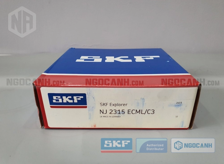 Vòng bi SKF NJ 2315 ECML/C3 chính hãng phân phối bởi SKF Ngọc Anh - Đại lý ủy quyền SKF