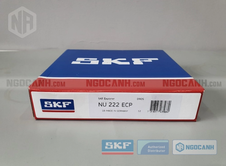 Vòng bi SKF NU 222 ECP chính hãng phân phối bởi SKF Ngọc Anh - Đại lý ủy quyền SKF