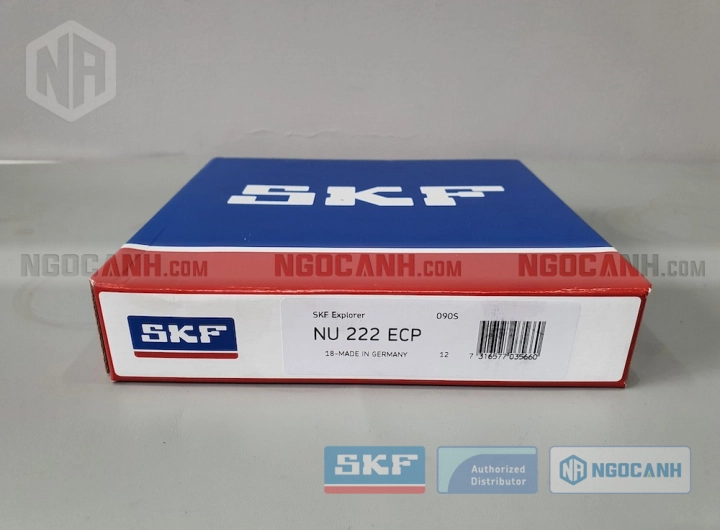 Vòng bi SKF NU 222 ECP chính hãng phân phối bởi SKF Ngọc Anh - Đại lý ủy quyền SKF Vòng bi SKF NU 222 ECP chính hãng phân phối bởi SKF Ngọc Anh - Đại lý ủy quyền SKF