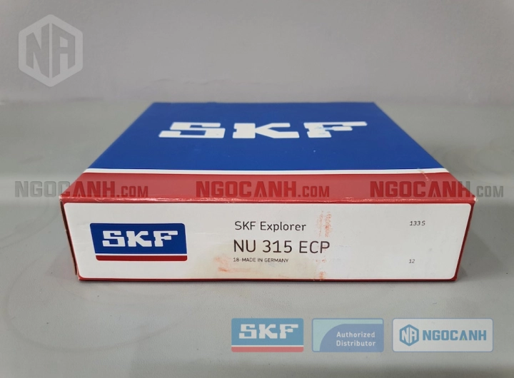 Vòng bi SKF NU 315 ECP chính hãng phân phối bởi SKF Ngọc Anh - Đại lý ủy quyền SKF