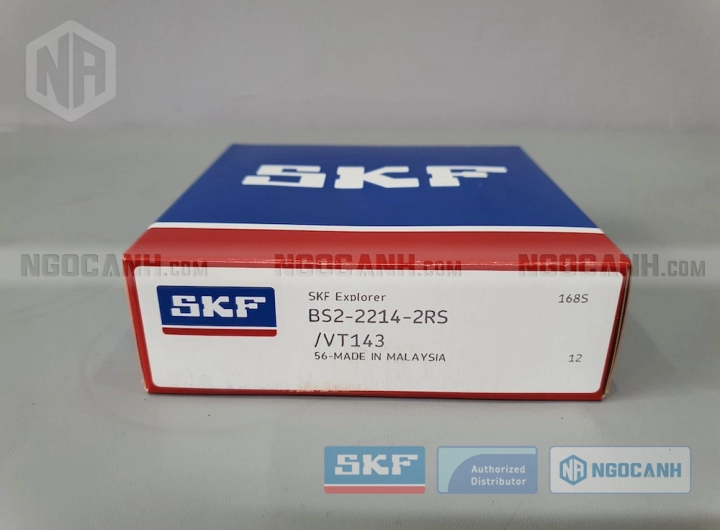 Vòng bi SKF BS2-2214-2RS/VT143 chính hãng phân phối bởi SKF Ngọc Anh - Đại lý ủy quyền SKF