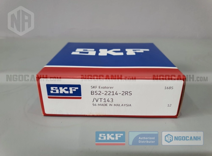 Vòng bi SKF BS2-2214-2RS/VT143 chính hãng phân phối bởi SKF Ngọc Anh - Đại lý ủy quyền SKF Vòng bi SKF BS2-2214-2RS/VT143 chính hãng phân phối bởi SKF Ngọc Anh - Đại lý ủy quyền SKF
