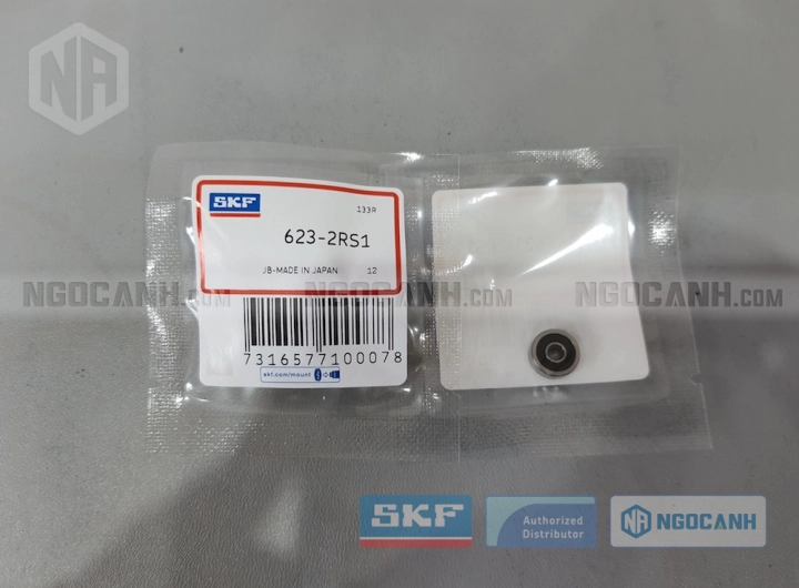 Vòng bi SKF 623-2RS1 chính hãng phân phối bởi SKF Ngọc Anh - Đại lý ủy quyền SKF
