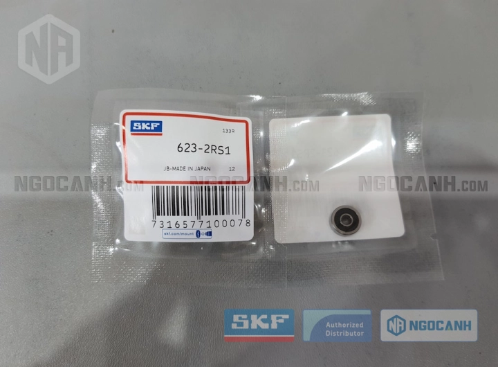 Vòng bi SKF 623-2RS1 chính hãng phân phối bởi SKF Ngọc Anh - Đại lý ủy quyền SKF Vòng bi SKF 623-2RS1 chính hãng phân phối bởi SKF Ngọc Anh - Đại lý ủy quyền SKF