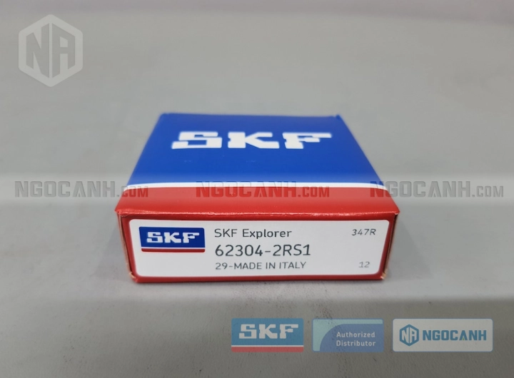 Vòng bi SKF 62304-2RS1 chính hãng phân phối bởi SKF Ngọc Anh - Đại lý ủy quyền SKF