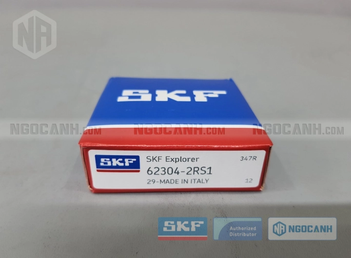 Vòng bi SKF 62304-2RS1 chính hãng phân phối bởi SKF Ngọc Anh - Đại lý ủy quyền SKF Vòng bi SKF 62304-2RS1 chính hãng phân phối bởi SKF Ngọc Anh - Đại lý ủy quyền SKF