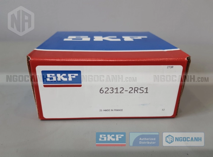 Vòng bi SKF 62312-2RS1 chính hãng phân phối bởi SKF Ngọc Anh - Đại lý ủy quyền SKF