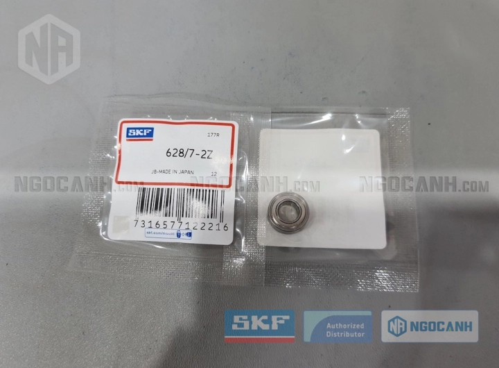 Vòng bi SKF 628/7-2Z chính hãng phân phối bởi SKF Ngọc Anh - Đại lý ủy quyền SKF Vòng bi SKF 628/7-2Z chính hãng phân phối bởi SKF Ngọc Anh - Đại lý ủy quyền SKF