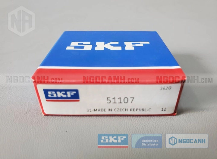 Vòng bi SKF 51107 chính hãng phân phối bởi SKF Ngọc Anh - Đại lý ủy quyền SKF