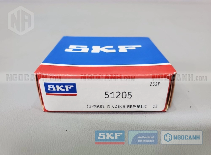 Vòng bi SKF 51205 chính hãng phân phối bởi SKF Ngọc Anh - Đại lý ủy quyền SKF