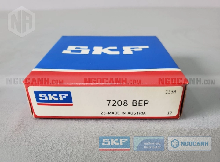 Vòng bi SKF 7208 BEP chính hãng phân phối bởi SKF Ngọc Anh - Đại lý ủy quyền SKF