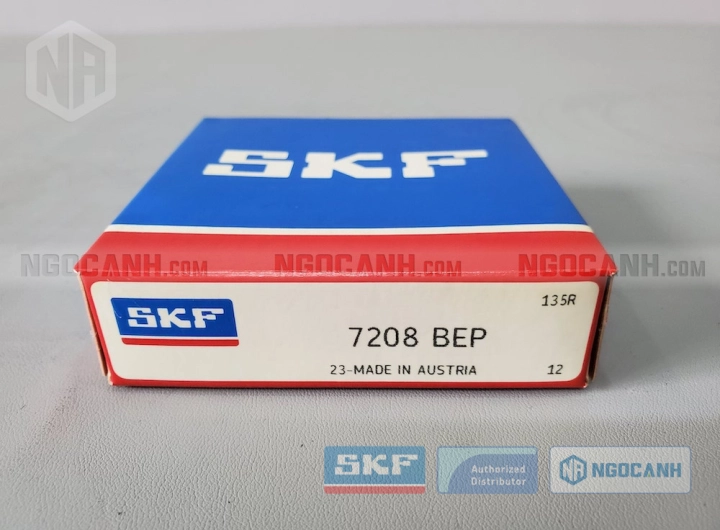 Vòng bi SKF 7208 BEP chính hãng phân phối bởi SKF Ngọc Anh - Đại lý ủy quyền SKF Vòng bi SKF 7208 BEP chính hãng phân phối bởi SKF Ngọc Anh - Đại lý ủy quyền SKF
