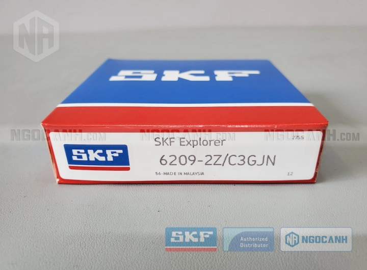 Vòng bi SKF 6209-2Z/C3GJN chính hãng phân phối bởi SKF Ngọc Anh - Đại lý ủy quyền SKF Vòng bi SKF 6209-2Z/C3GJN chính hãng phân phối bởi SKF Ngọc Anh - Đại lý ủy quyền SKF