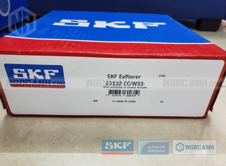 Vòng bi SKF 23132 CC/W33 chính hãng phân phối bởi SKF Ngọc Anh - Đại lý ủy quyền SKF Vòng bi SKF 23132 CC/W33 chính hãng phân phối bởi SKF Ngọc Anh - Đại lý ủy quyền SKF