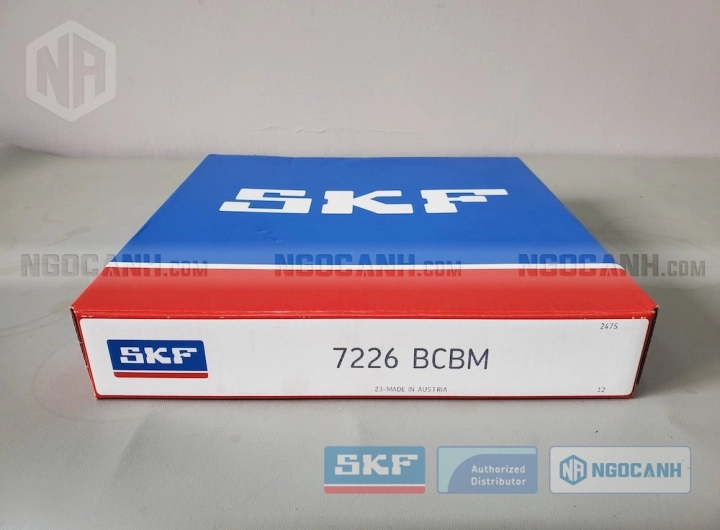 Vòng bi SKF 7226 BCBM chính hãng phân phối bởi SKF Ngọc Anh - Đại lý ủy quyền SKF Vòng bi SKF 7226 BCBM chính hãng phân phối bởi SKF Ngọc Anh - Đại lý ủy quyền SKF