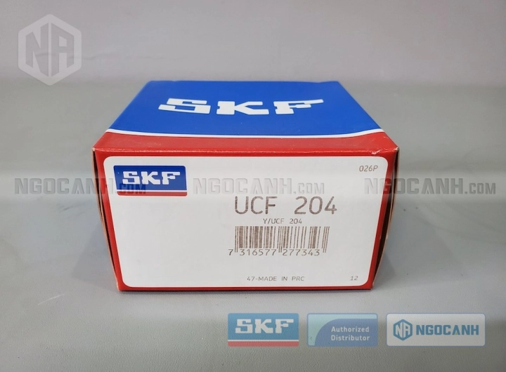 Gối đỡ SKF UCF 204 chính hãng phân phối bởi SKF Ngọc Anh - Đại lý ủy quyền SKF
