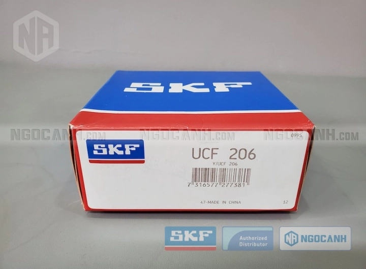 Gối đỡ SKF UCF 206 chính hãng phân phối bởi SKF Ngọc Anh - Đại lý ủy quyền SKF