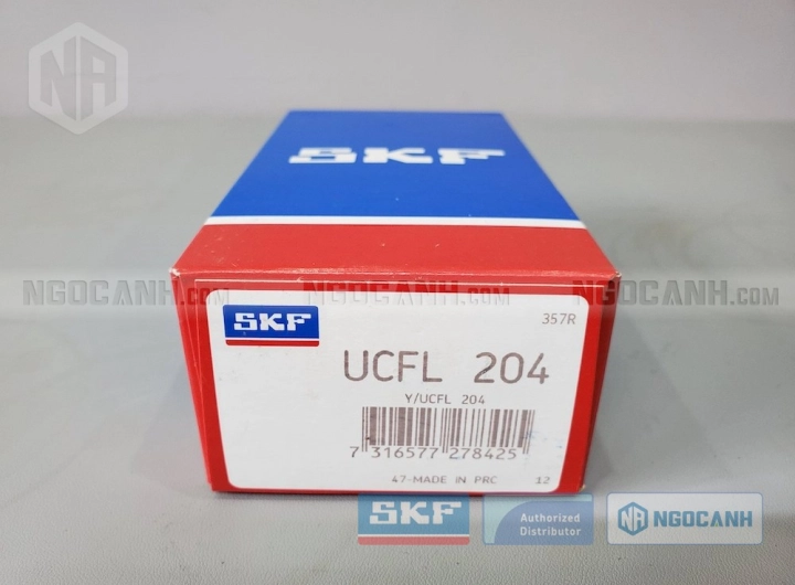 Gối đỡ SKF UCFL 204 chính hãng phân phối bởi SKF Ngọc Anh - Đại lý ủy quyền SKF