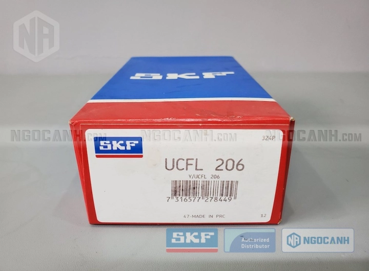 Gối đỡ SKF UCFL 206 chính hãng phân phối bởi SKF Ngọc Anh - Đại lý ủy quyền SKF